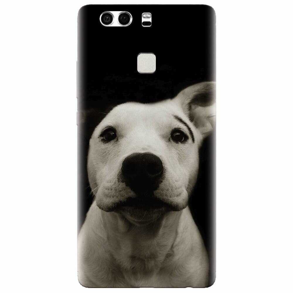 Husa silicon pentru Huawei P9 Plus, Funny Dog