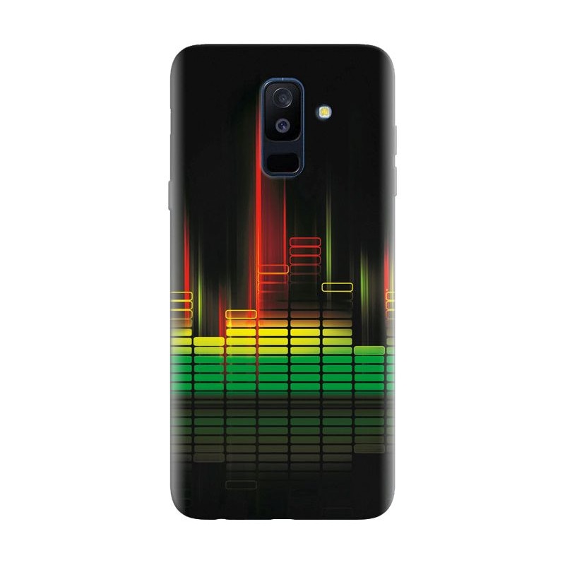 Husa silicon pentru Samsung Galaxy A6 Plus 2018, Abstract Dj Sound System