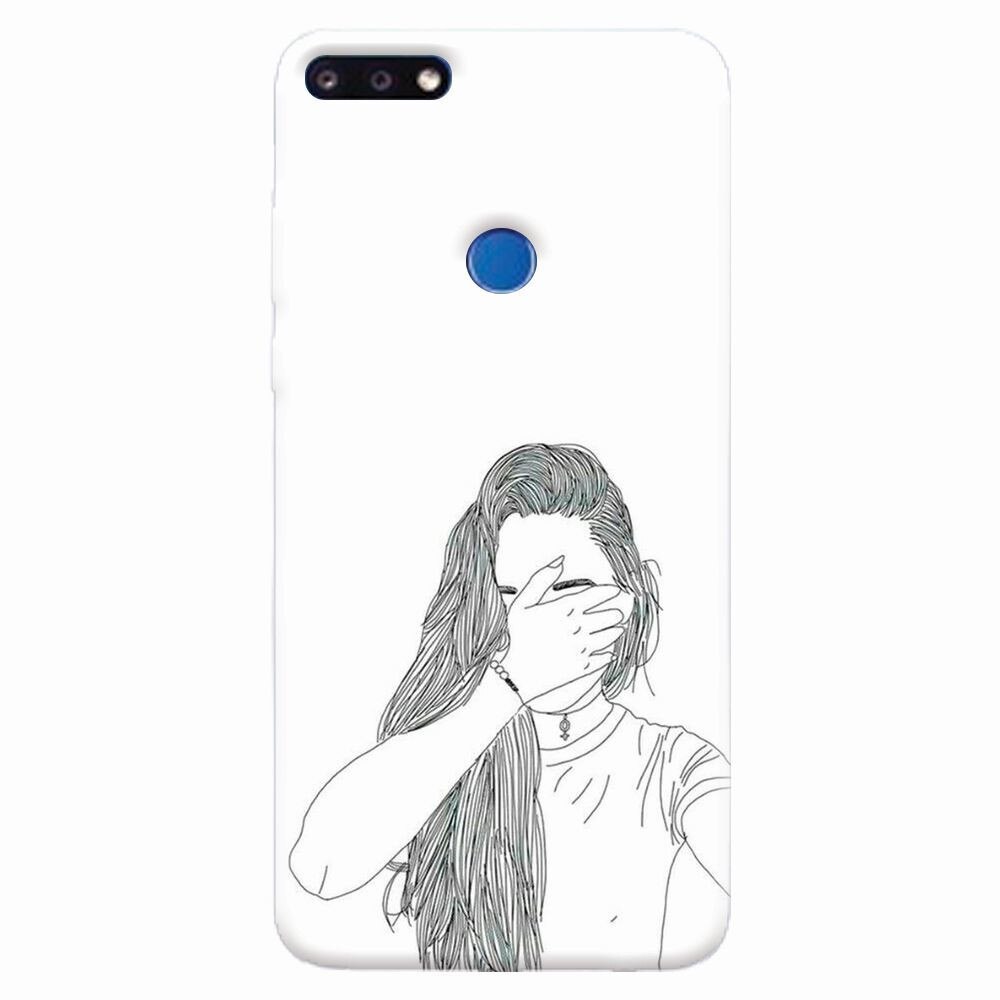 Husa silicon pentru Huawei Y7 Prime 2018, Dont Look