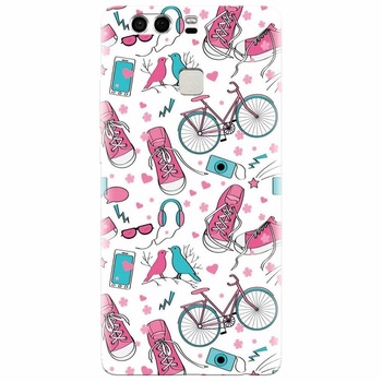 Husa silicon pentru Huawei P9 Plus, Travel Husa silicon pentru Huawei P9 Plus, Travel