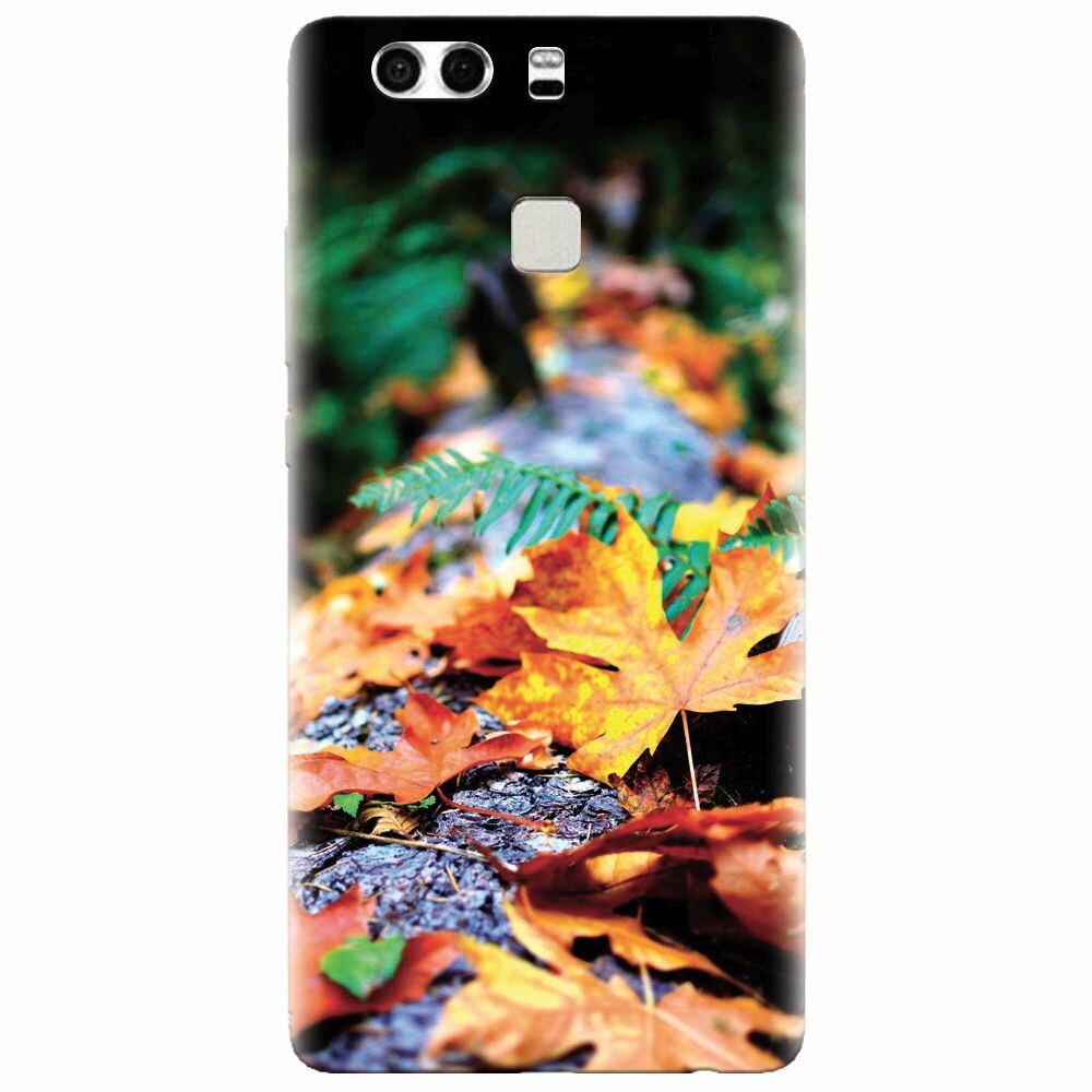 Husa silicon pentru Huawei P9, Autumn Leaves