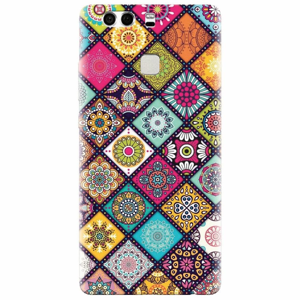 Husa silicon pentru Huawei P9, Mandala Pattern