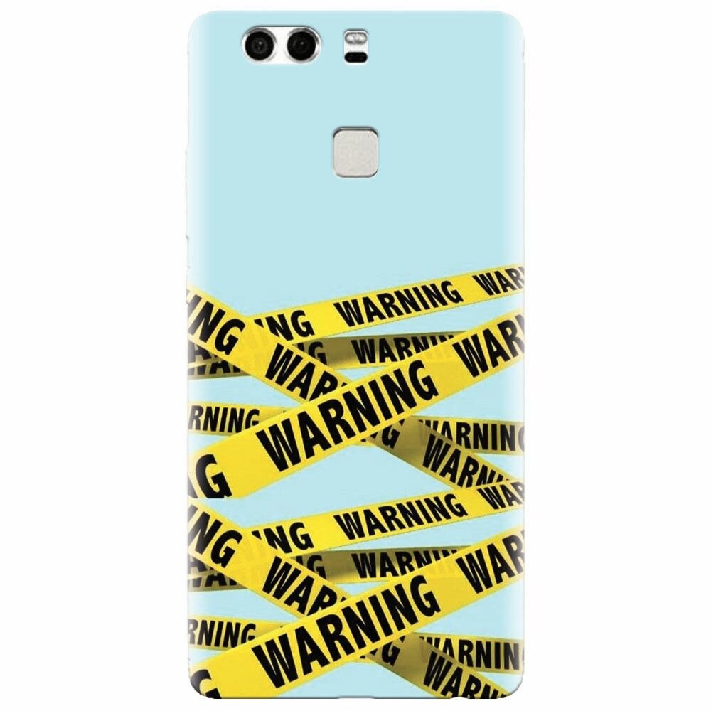 Husa silicon pentru Huawei P9 Plus, Warning