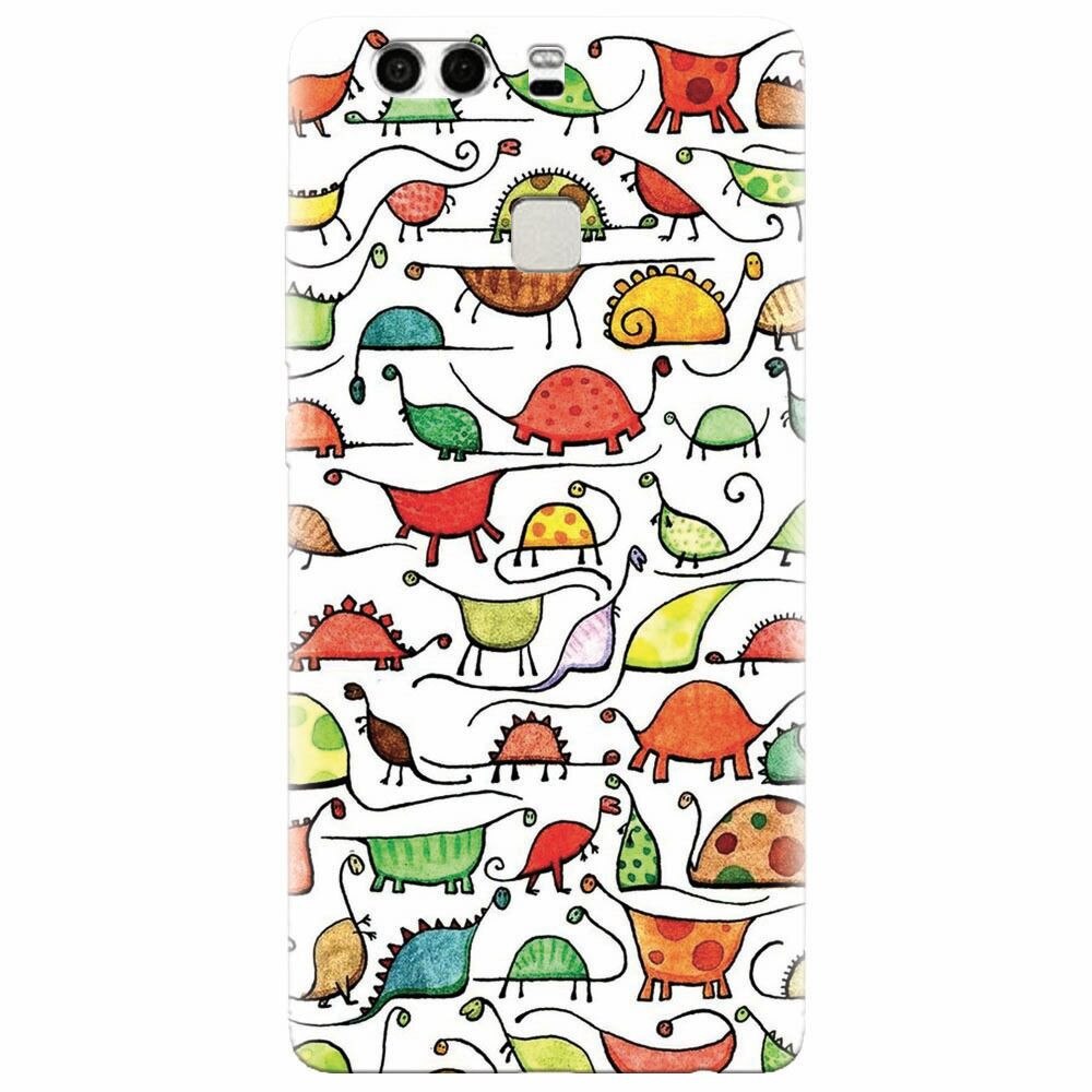 Husa silicon pentru Huawei P9, Dino