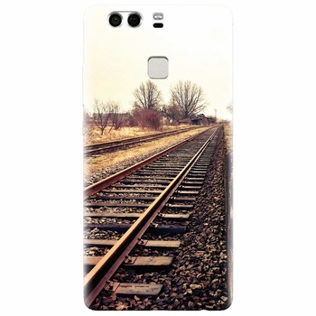 Husa silicon pentru Huawei P9, Railroad Husa silicon pentru Huawei P9, Railroad