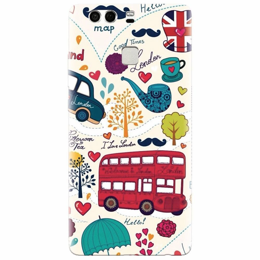 Husa silicon pentru Huawei P9 Plus, Welcome In London