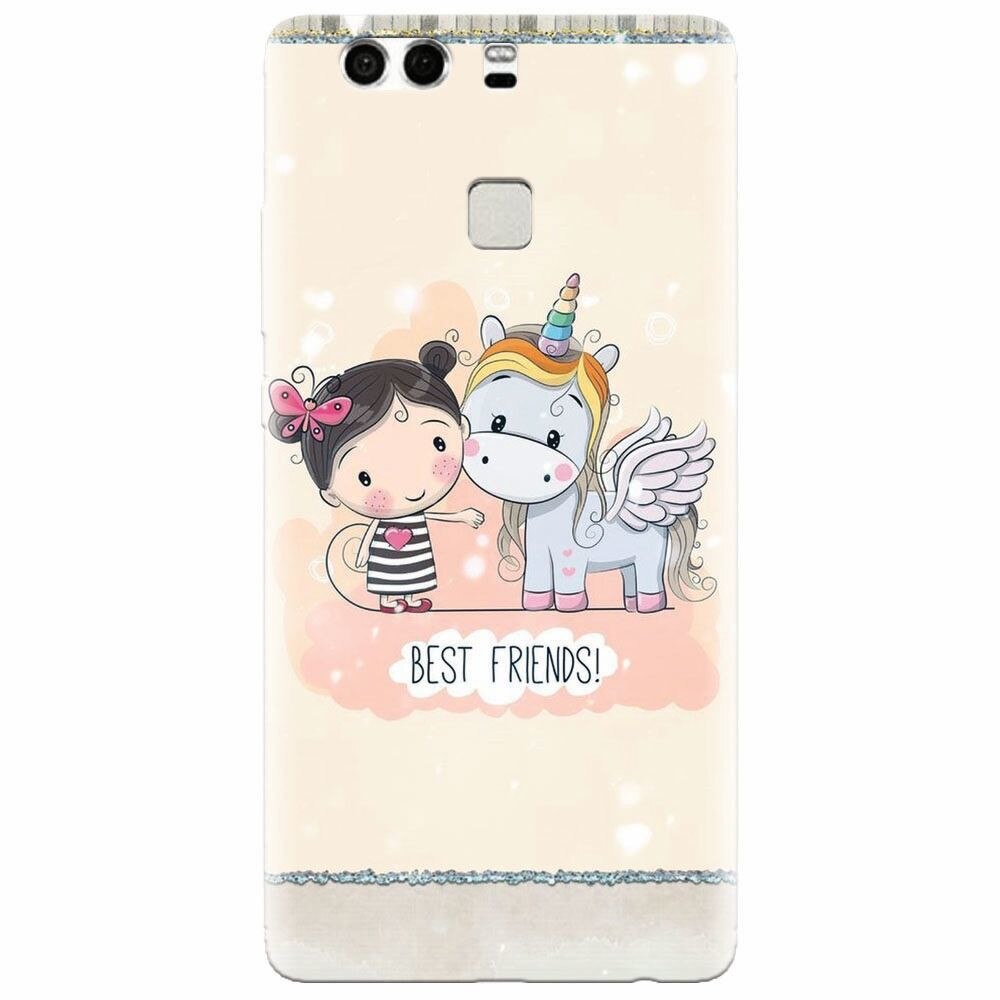Husa silicon pentru Huawei P9 Plus, Best Friends