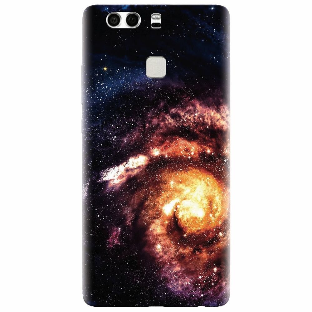 Husa silicon pentru Huawei P9, Spiral Galaxy Illustration