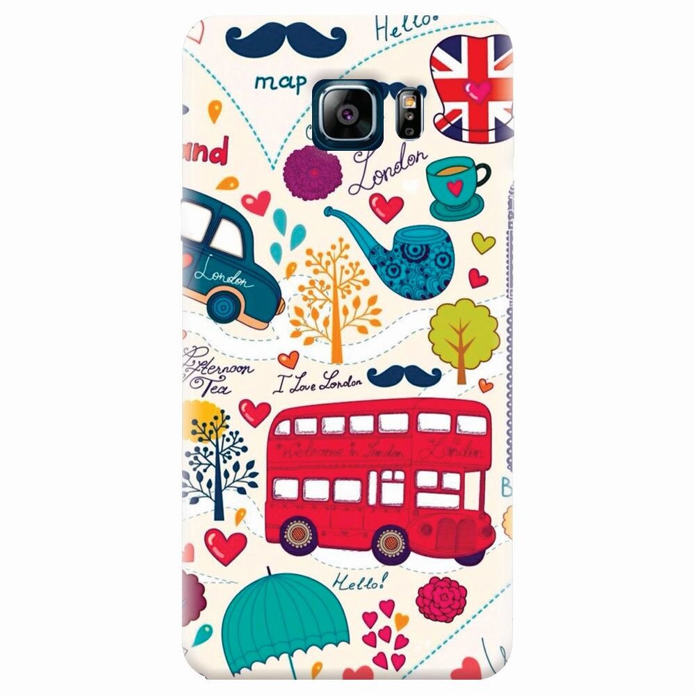 Husa silicon pentru Samsung Galaxy Note 5, Welcome In London