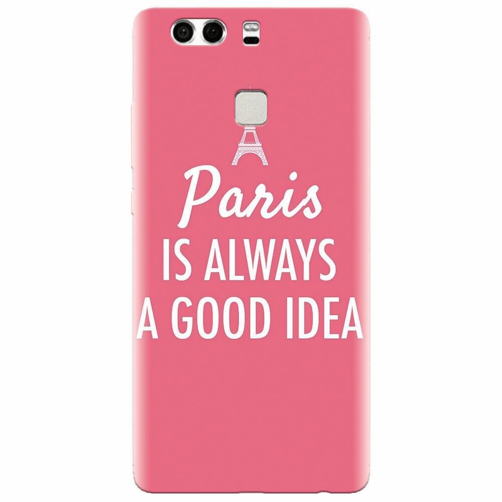 Husa silicon pentru Huawei P9, Paris Is Always A Good Idea