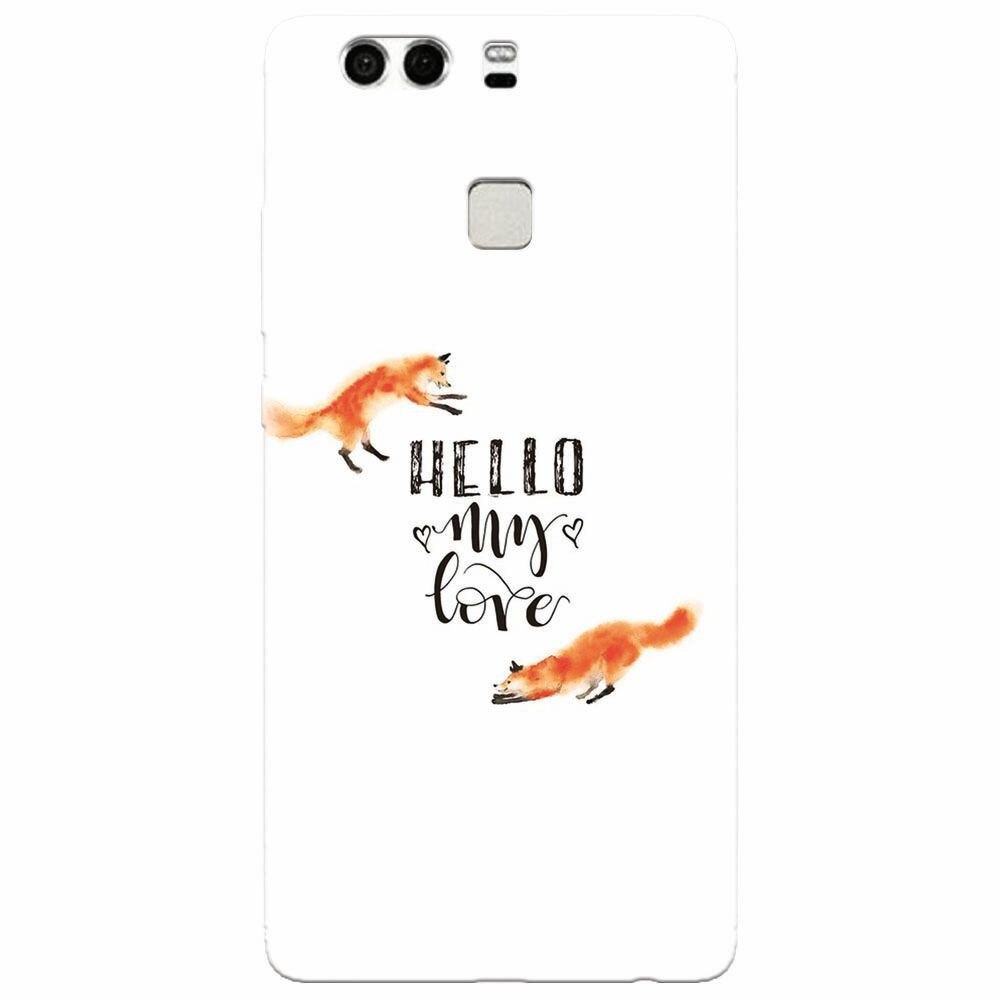 Husa silicon pentru Huawei P9 Plus, Hello My Love