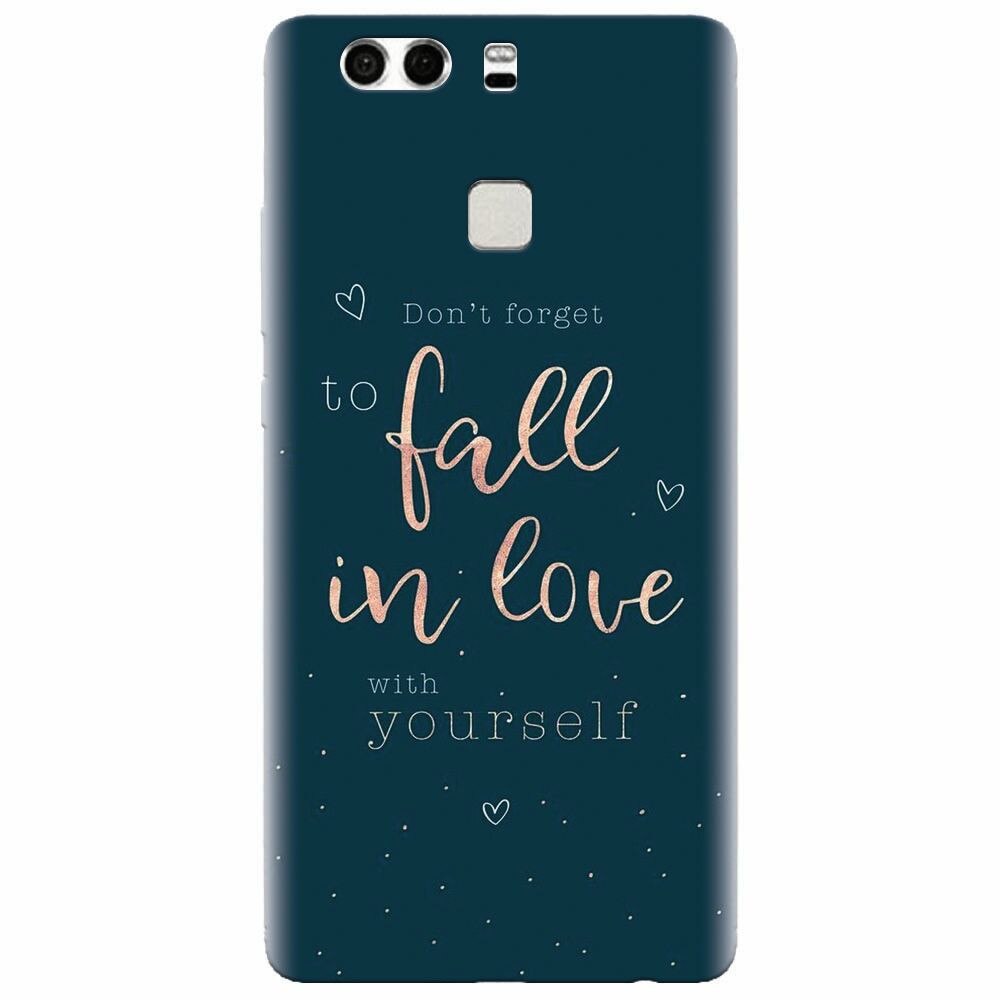 Husa silicon pentru Huawei P9, Fall In Love