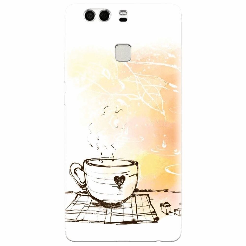 Husa silicon pentru Huawei P9 Plus, Coffe Love
