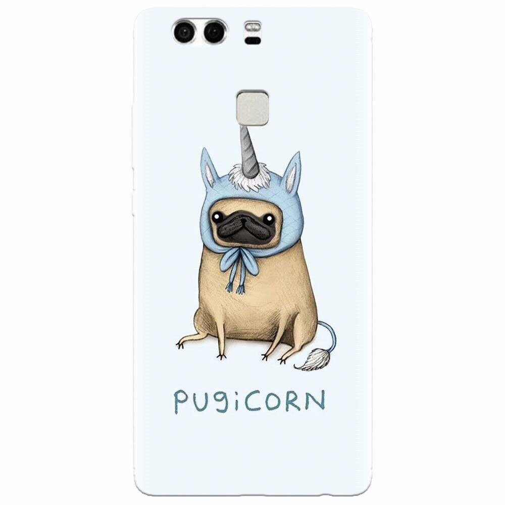 Husa silicon pentru Huawei P9 Plus, Pugicorn