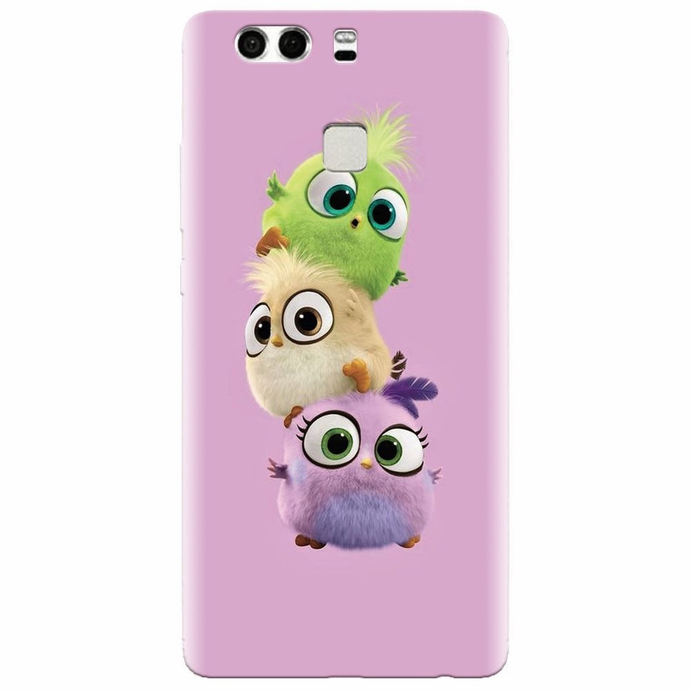Husa silicon pentru Huawei P9 Plus, Baby Birds