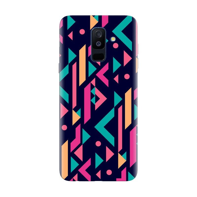 Husa silicon pentru Samsung Galaxy J8 2018, Alien Geometrics