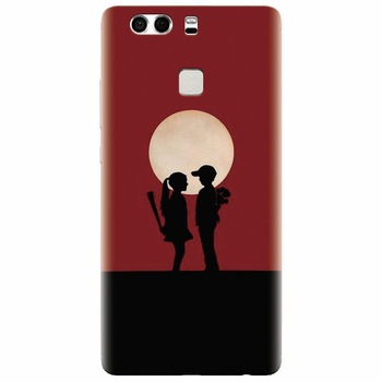 Husa silicon pentru Huawei P9 Plus, Boy Girl Love Story Husa silicon pentru Huawei P9 Plus, Boy Girl Love Story