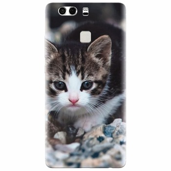 Husa silicon pentru Huawei P9, Animal Cat Husa silicon pentru Huawei P9, Animal Cat
