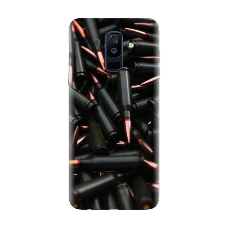 Husa silicon pentru Samsung Galaxy A6 Plus 2018, Ammunition Bullets