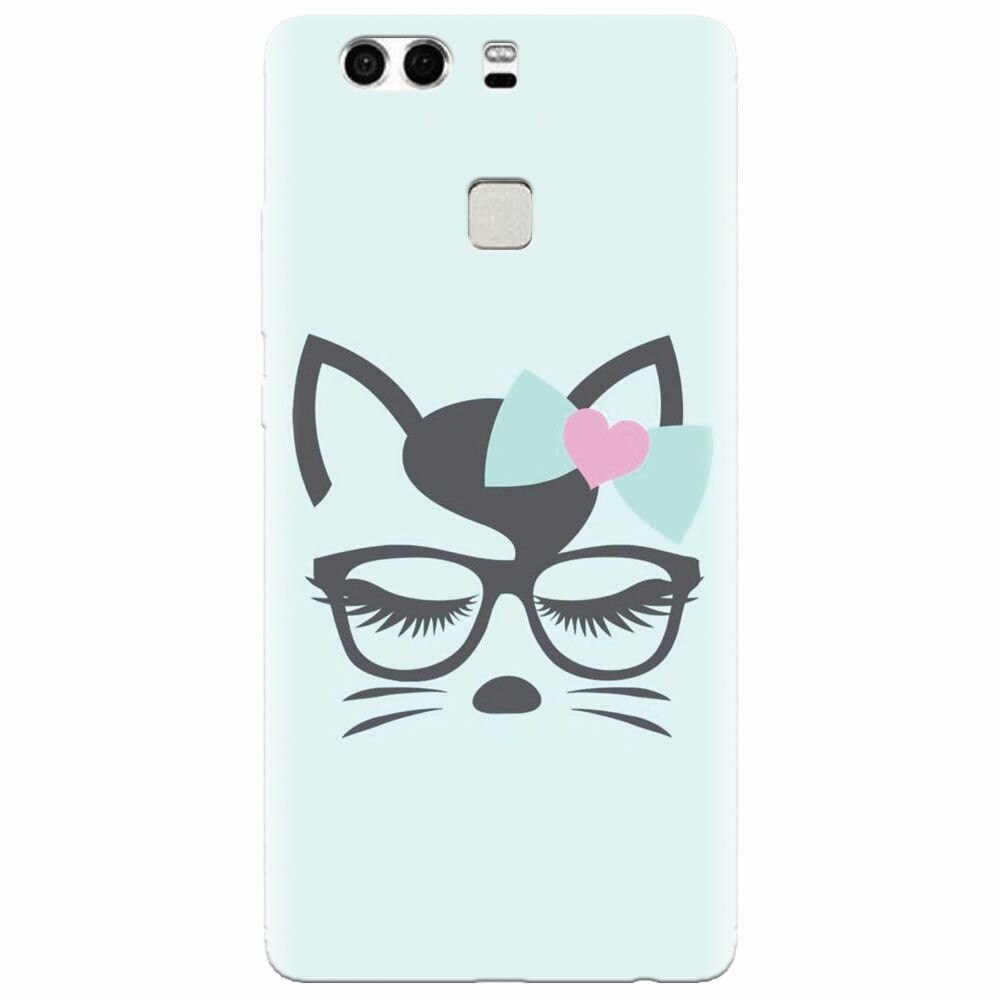 Husa silicon pentru Huawei P9 Plus, Angel Cat