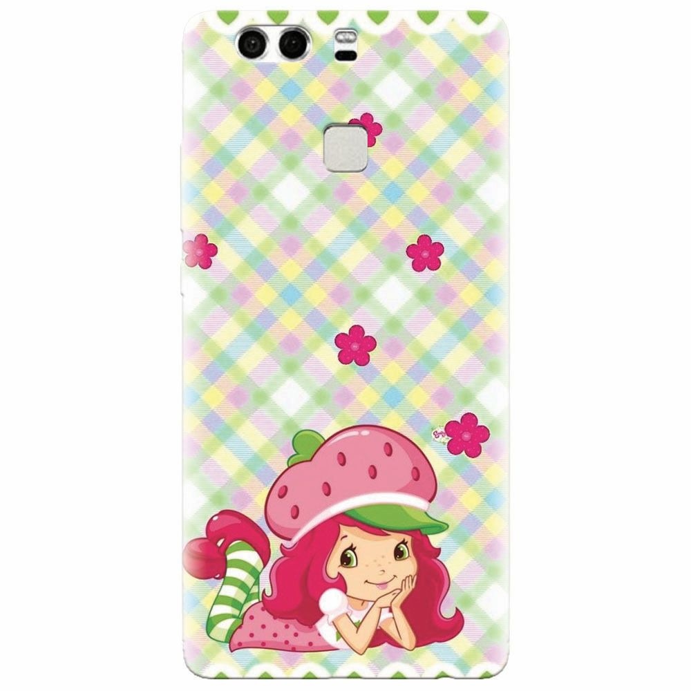 Husa silicon pentru Huawei P9 Plus, Strawberry Girl