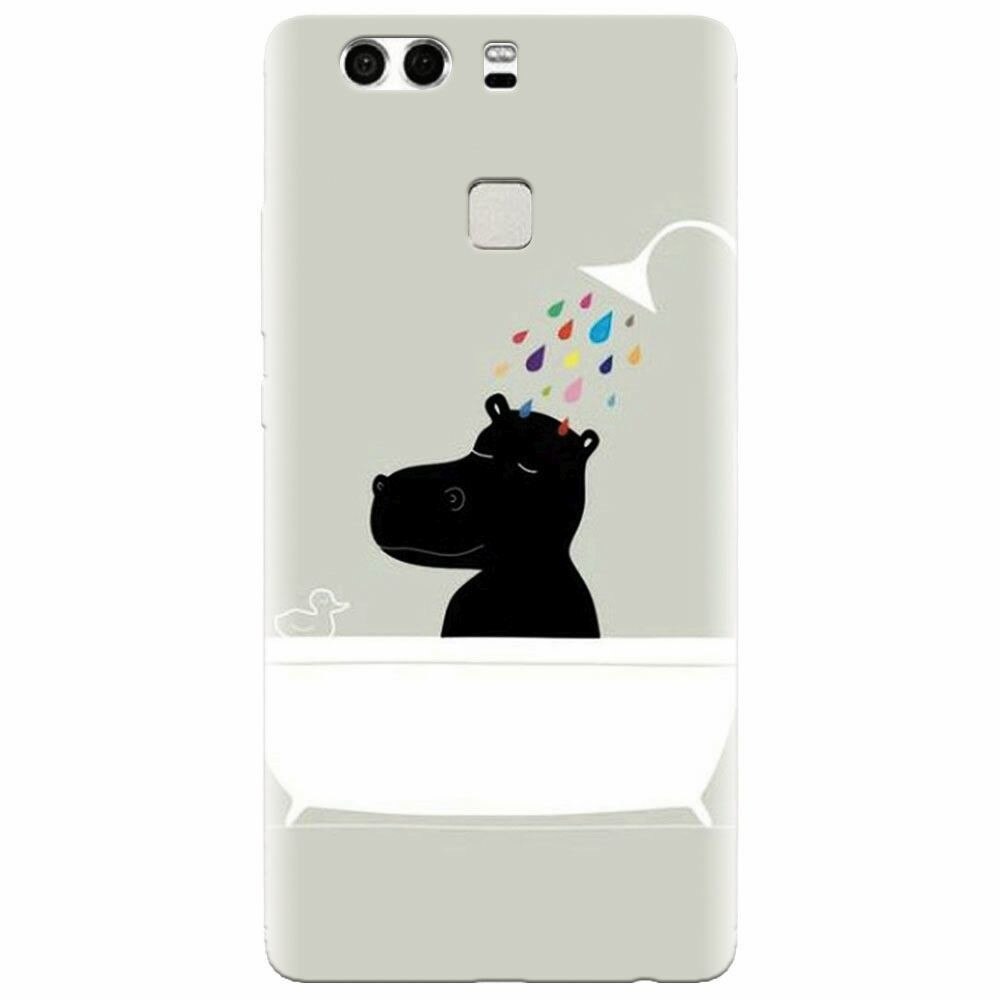 Husa silicon pentru Huawei P9 Plus, Hippo Bath