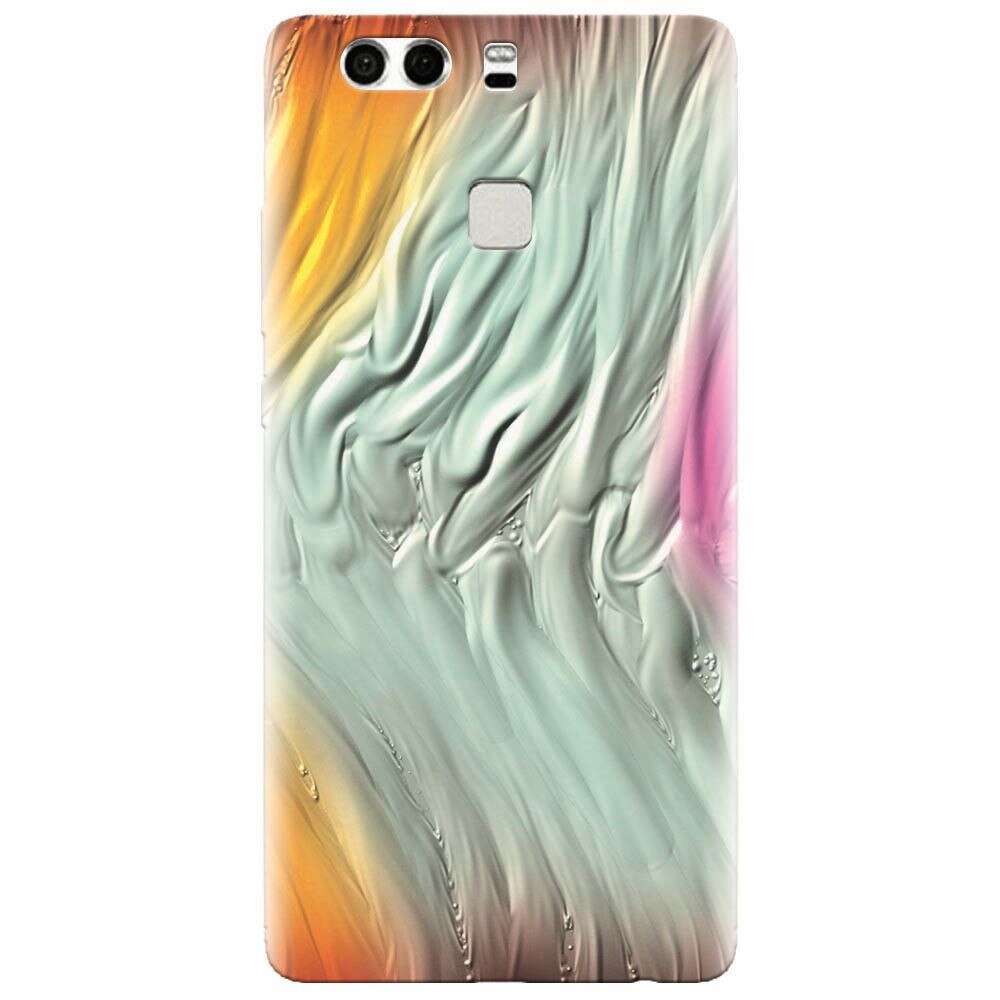 Husa silicon pentru Huawei P9, Attractive Abstract Design