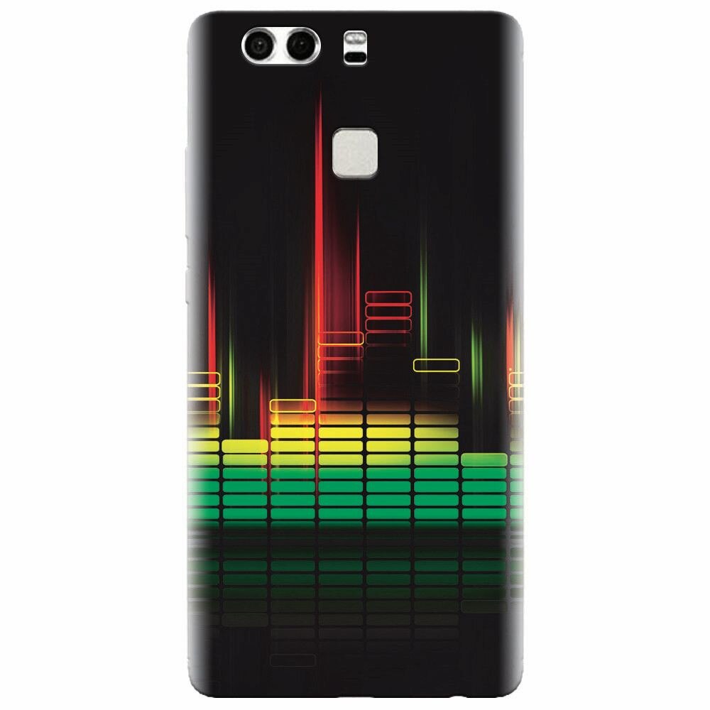 Husa silicon pentru Huawei P9, Abstract Dj Sound System