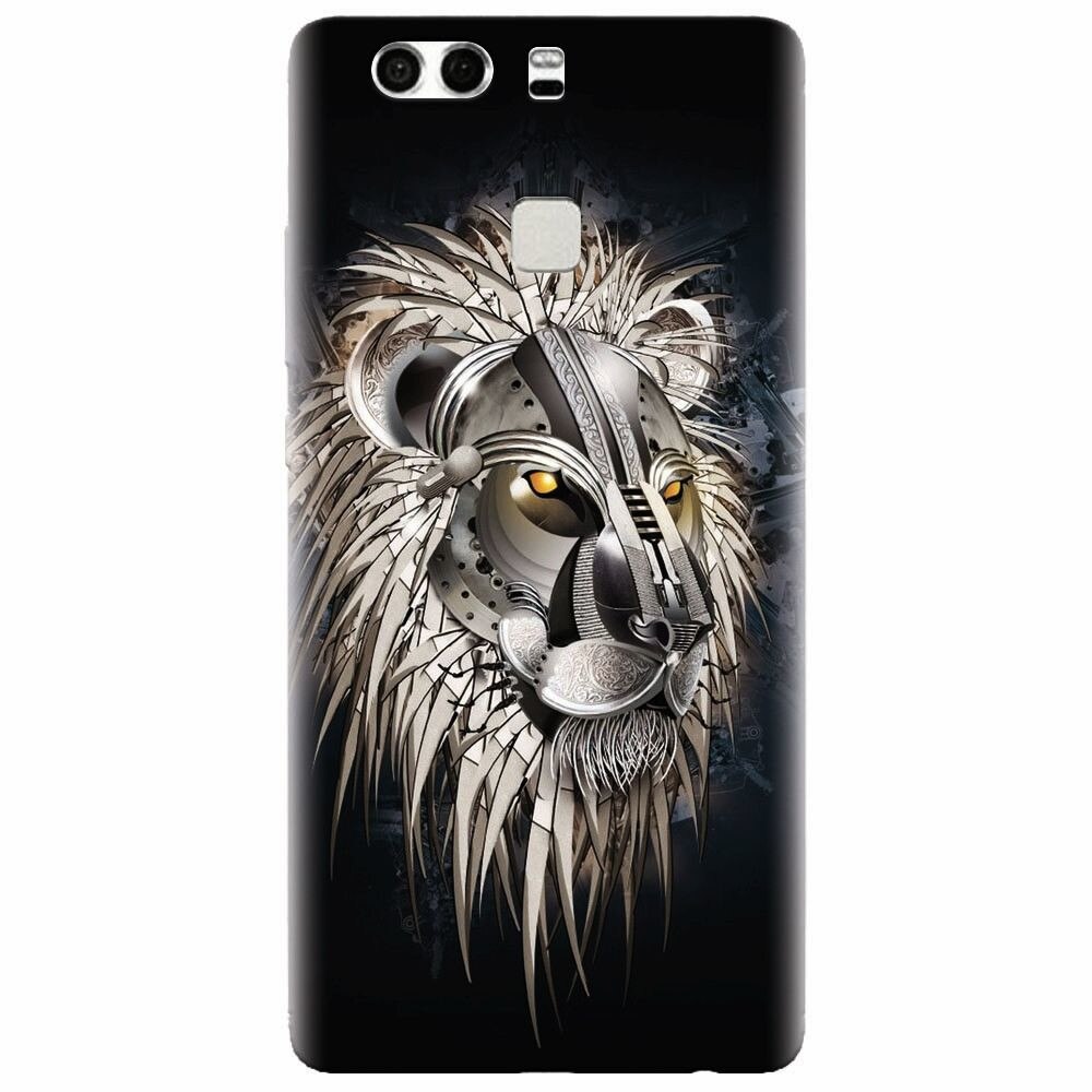 Husa silicon pentru Huawei P9, Abstract Lion 001