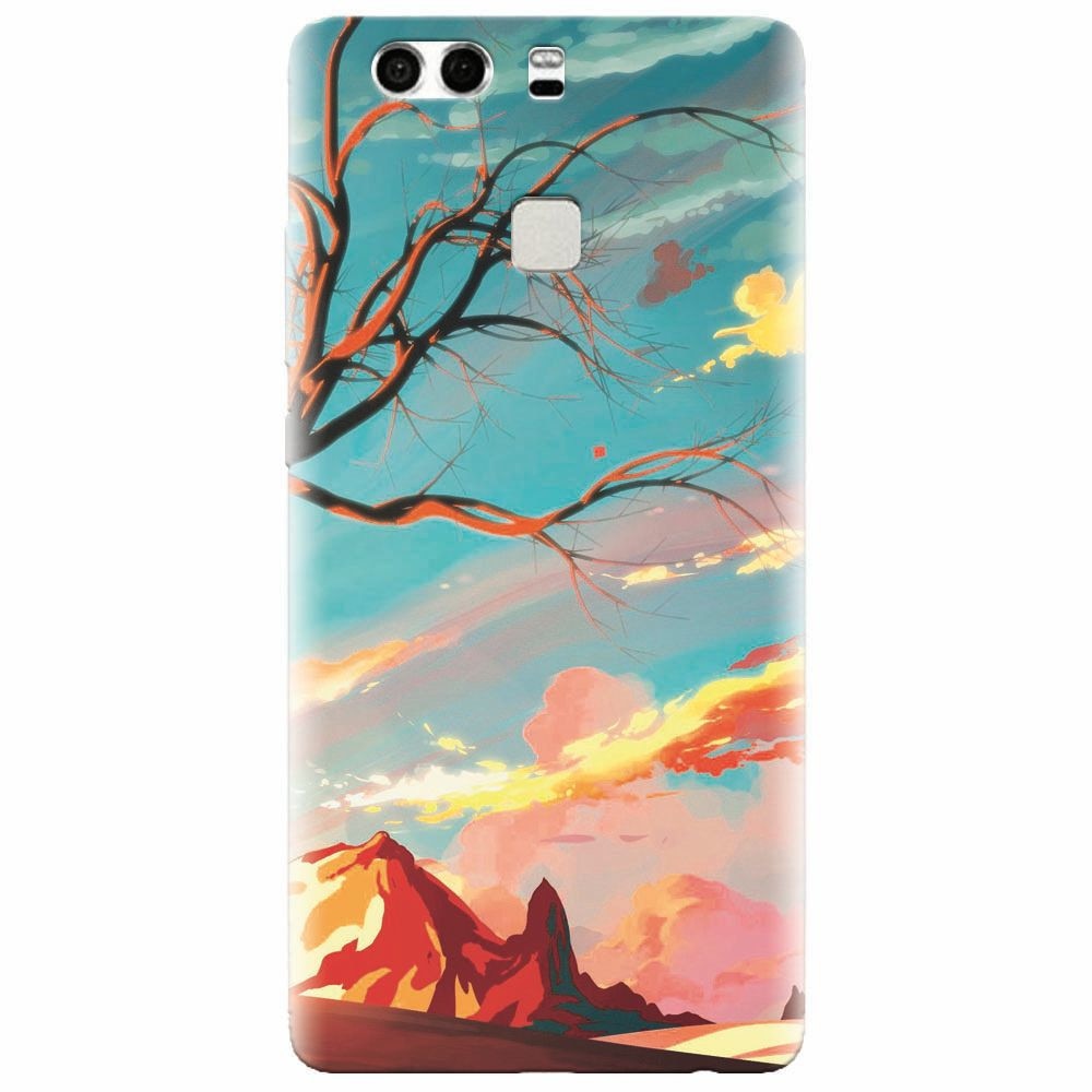 Husa silicon pentru Huawei P9 Plus, Artistic Landscape