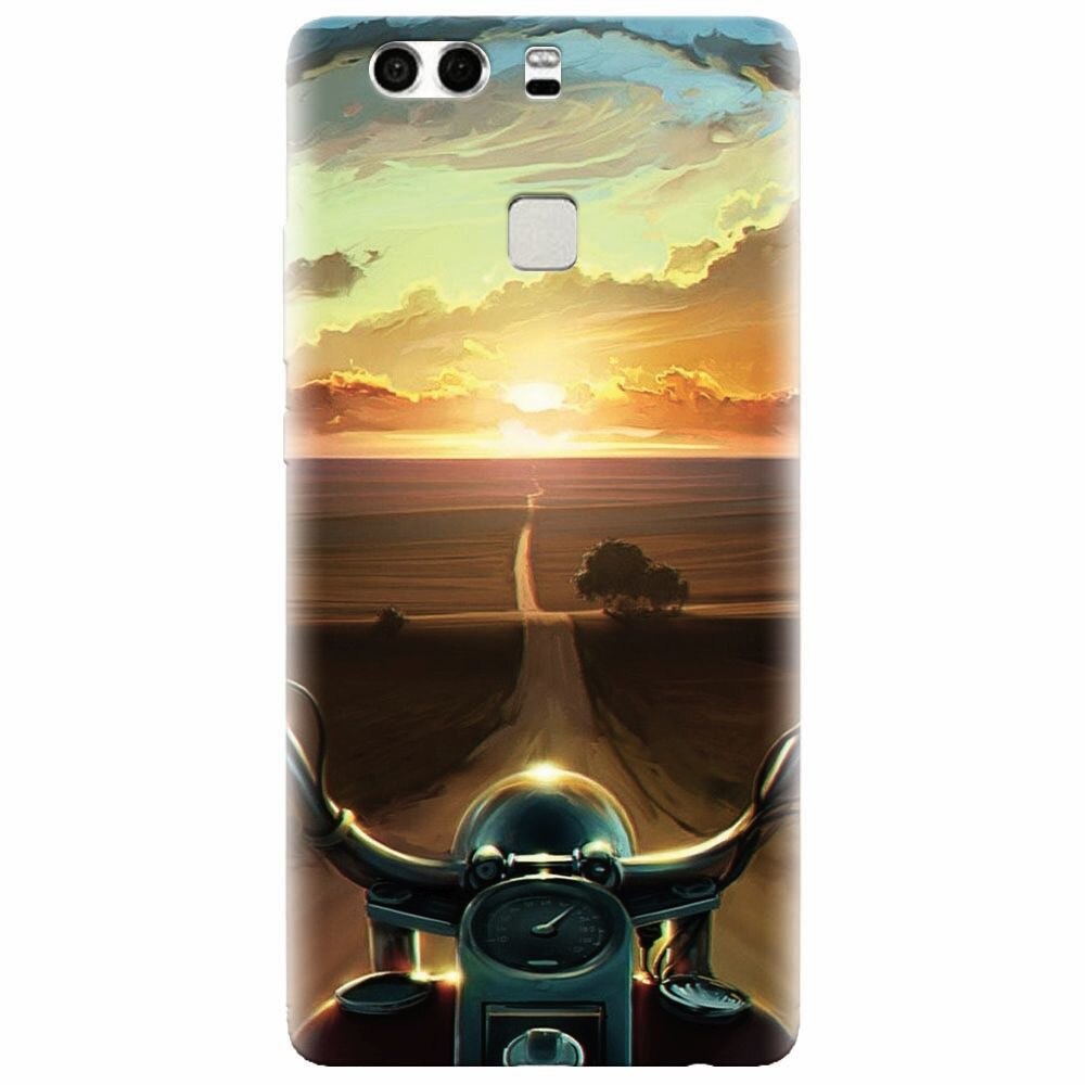 Husa silicon pentru Huawei P9, Country Road