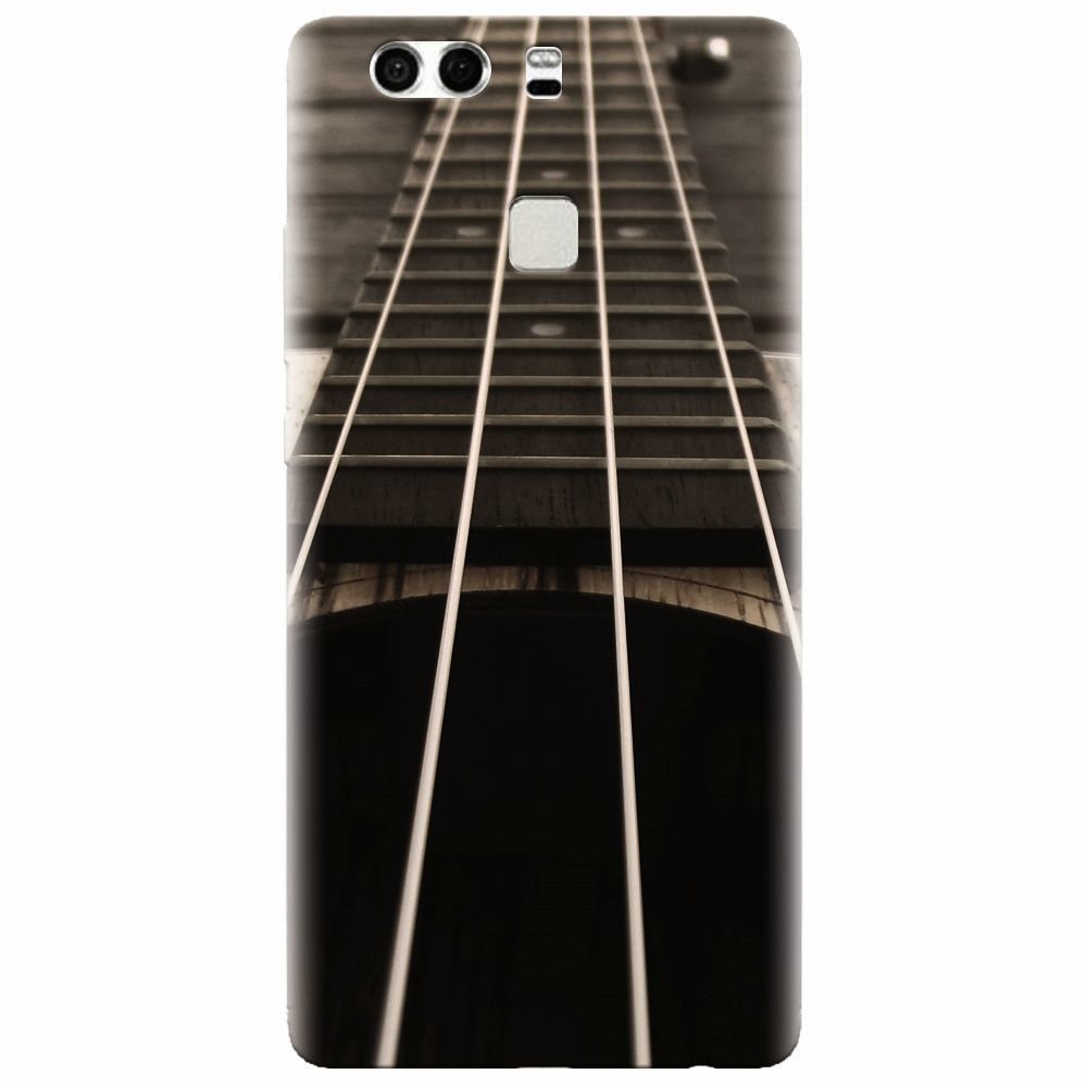 Husa silicon pentru Huawei P9, Bass Guitar
