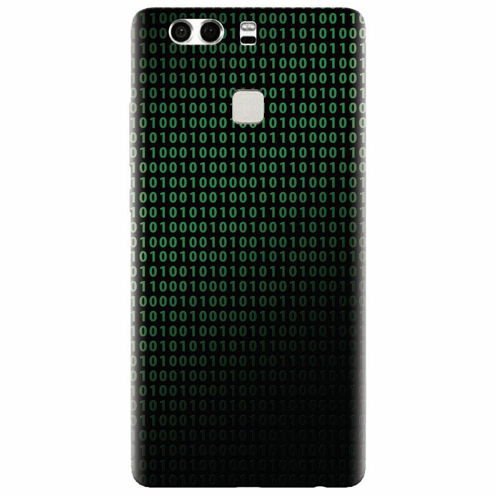 Husa silicon pentru Huawei P9, Binary Code