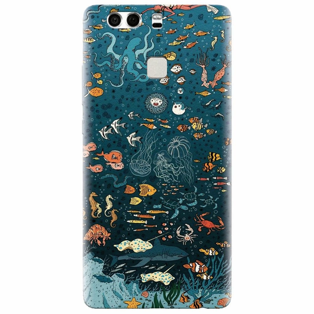 Husa silicon pentru Huawei P9 Plus, Under The Sea