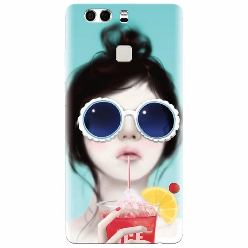 Husa silicon pentru Huawei P9, Cute Girly 001