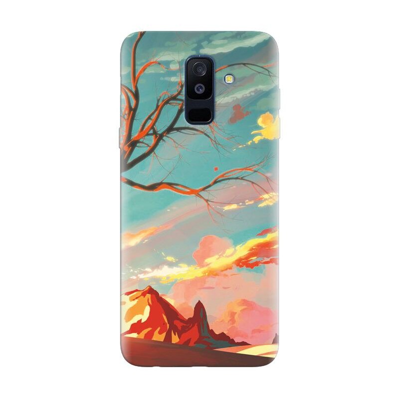 Husa silicon pentru Samsung Galaxy J8 2018, Artistic Landscape
