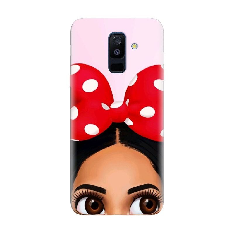 Husa silicon pentru Samsung Galaxy A6 Plus 2018, Anime Art Girl
