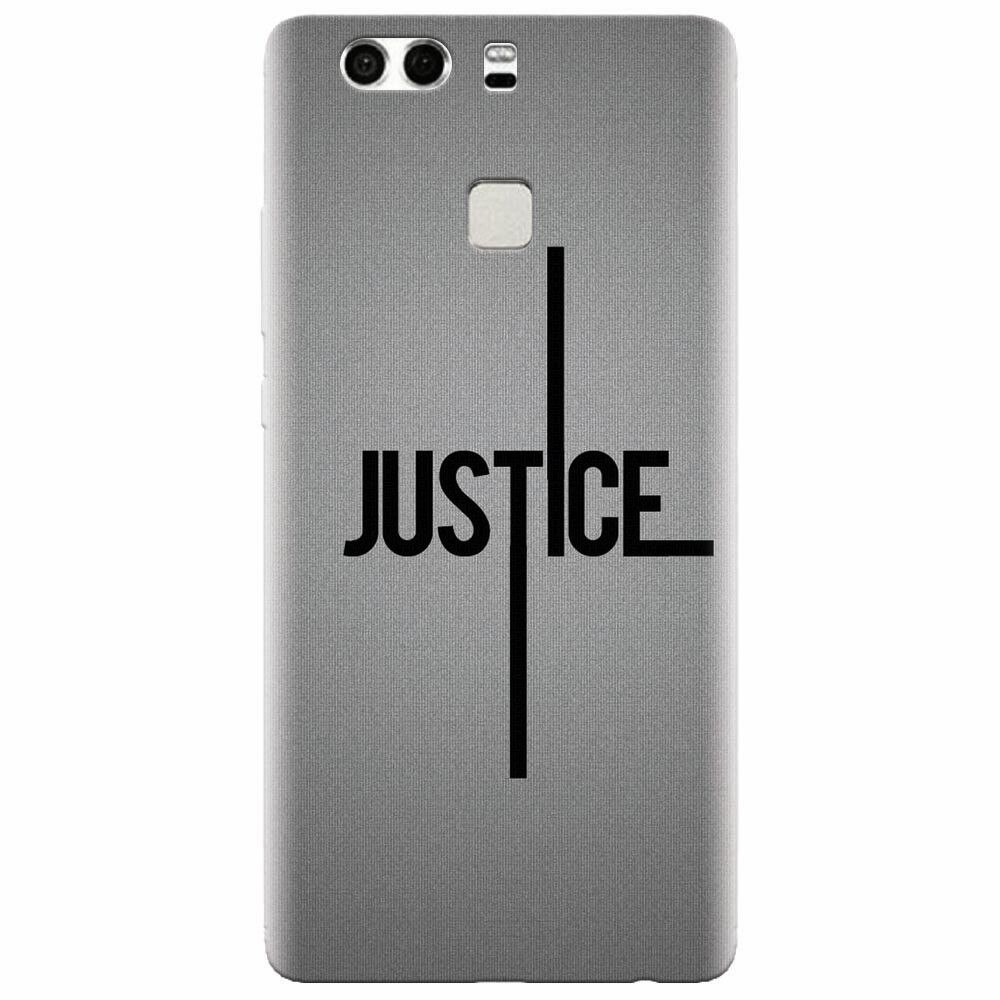 Husa silicon pentru Huawei P9 Plus, Amir Justice Minimalistic Nubheebuccus Text