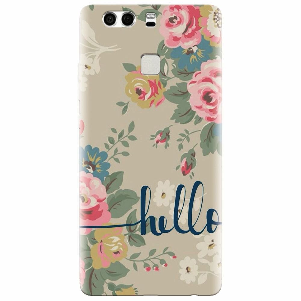 Husa silicon pentru Huawei P9 Plus, Cute Flower Phone