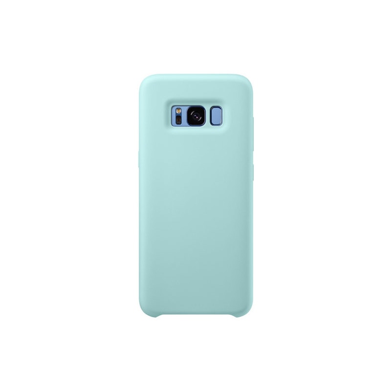 Husa din silicon cu interior de catifea soft compatibil Samsung Galaxy S8 , verde