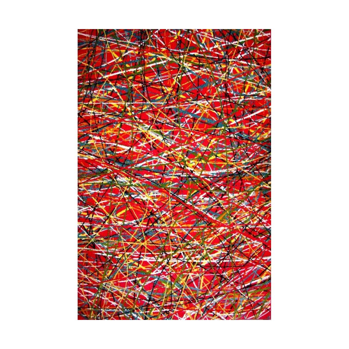 Covor Modern, Kolibri Art, Rosu, 120x170 cm, 2300 gr/mp Multicolor 120 x 170