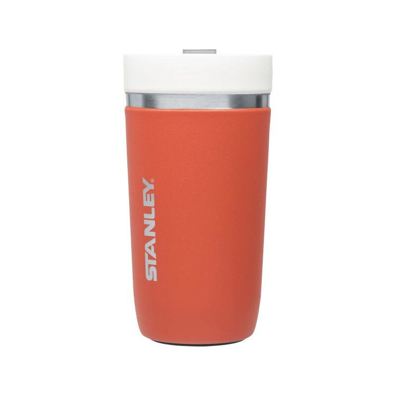 Cana termoizolanta cu invelis ceramic Stanley Ceramivac, Salmon, 0.47L