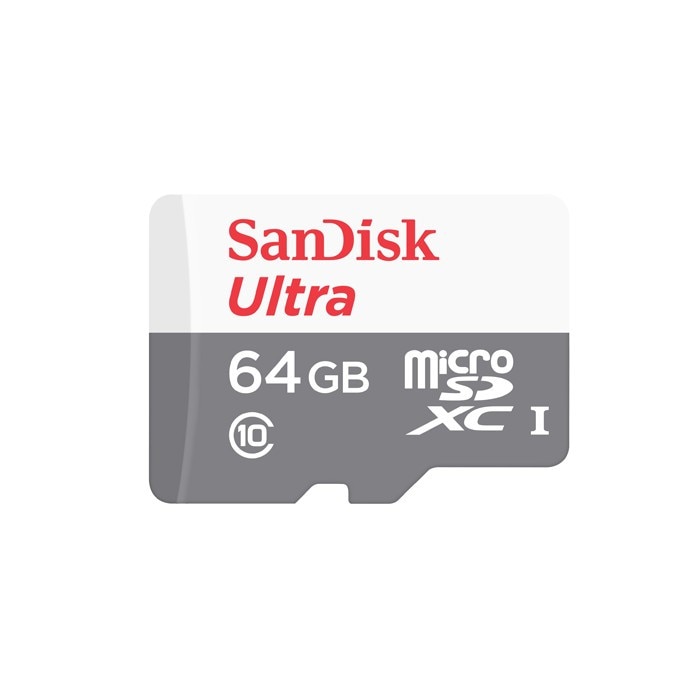 Card de memorie Sandisk MicroSDXC, 64GB, Clasa 10, UHS I 48 Mb/s, Adaptor