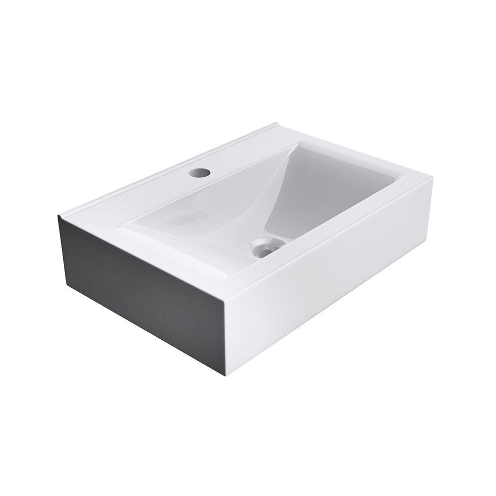 Lavoar EGO-118, ceramica sanitara, montaj pe blat sau supendat, 45 x 31 cm,