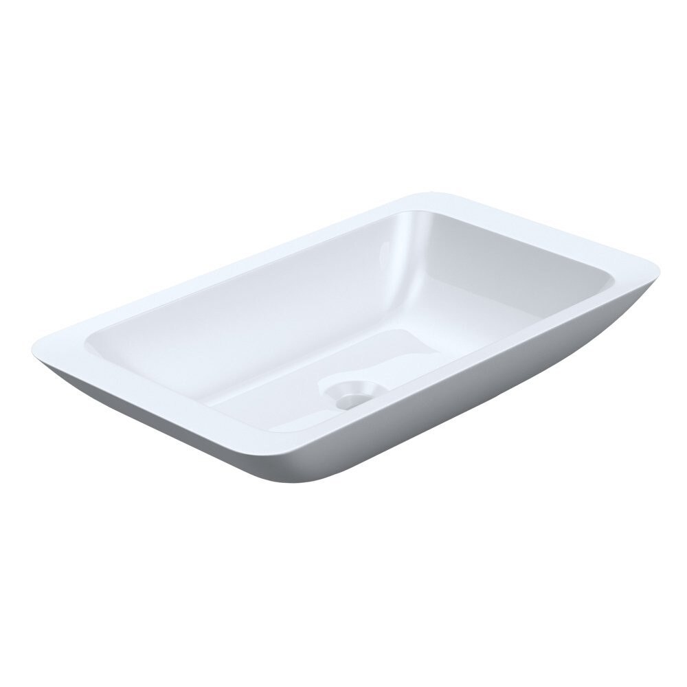 Lavoar EGO-801, compozit marmura, montaj pe blat, 60x35 cm