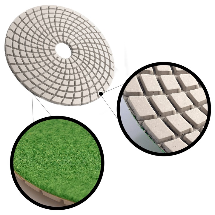Discheta diamantata lustruit, slefuit marmura, granit, piatra P200 ...