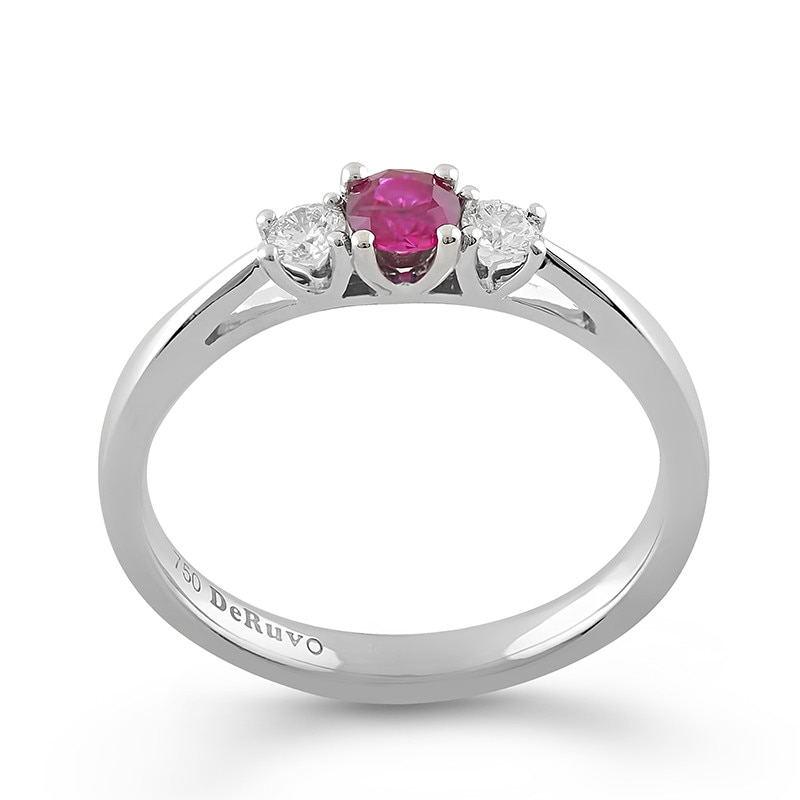 Inel Deruvo Aur 18k Diamante, Rubin, 52 R14.08491.084-W
