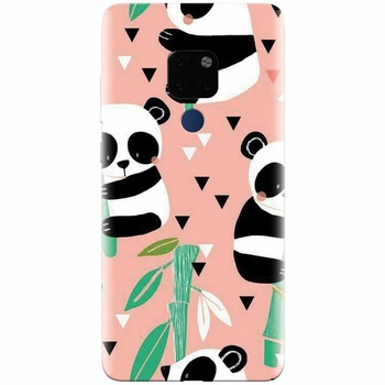 Husa silicon pentru Huawei Mate 20, Baby Panda 001 Husa silicon pentru Huawei Mate 20, Baby Panda 001