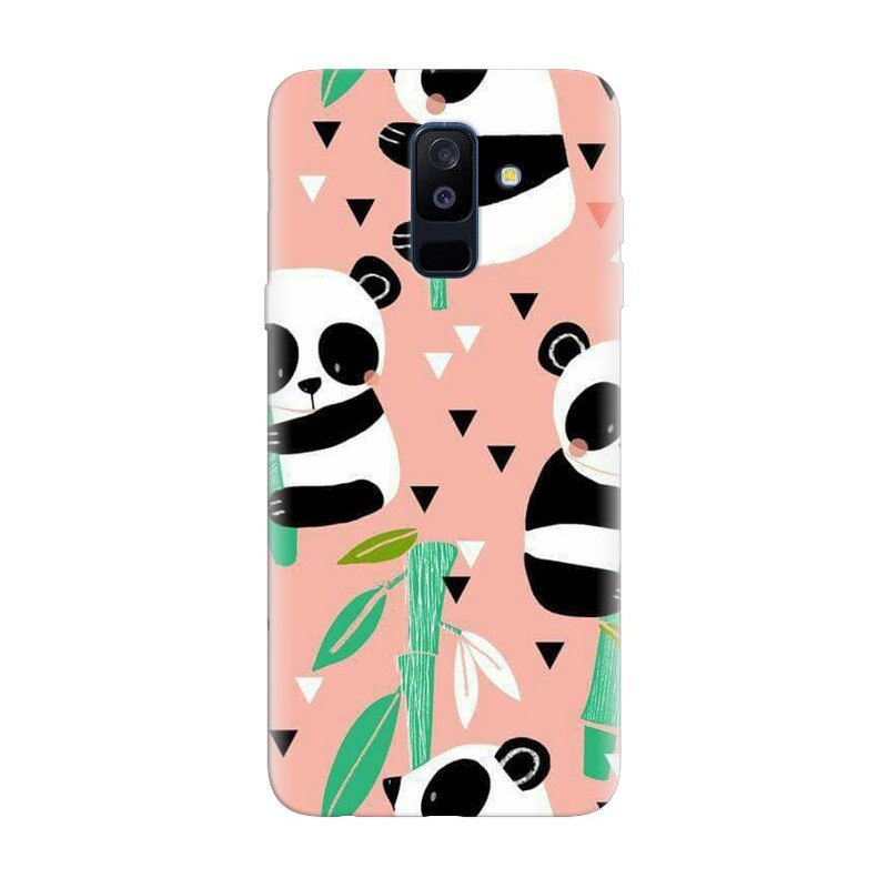 Husa silicon pentru Samsung Galaxy J8 2018, Baby Panda 001