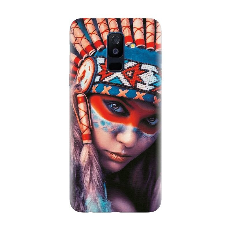 Husa silicon pentru Samsung Galaxy J8 2018, Attractive Girl Model